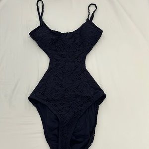 NWOT Aerie Lace Cut-Out One-Piece Swimsuit